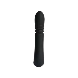 Cere Vibromasseur et stimulateur ciblé 2-en-1 télescopique, Rechargeable, Noir