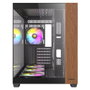 Antec CX800 Wood Boîtier PC Gaming Moyen Tour ARGB avec Panneau en Verre Trempé et Ventilateurs 120 mm