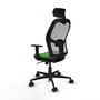 Chaise de Bureau avec Appui-tête Piqueras y Crespo 1D036N2 Vert