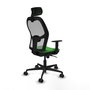 Chaise de Bureau avec Appui-tête Piqueras y Crespo 1D036N2 Vert