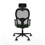 Chaise de Bureau avec Appui-tête Piqueras y Crespo 1D036N2 Vert