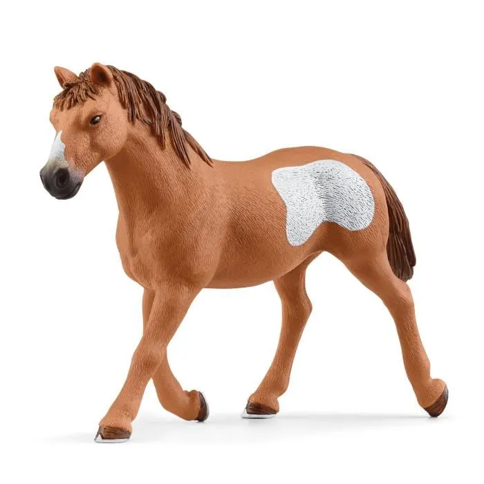 Schleich 42577 Farm World - Coffret équipe de cowboy avec lassos, cheval Quarter Horse, cowgirl, veau Texas Longhorn et barrières pour enfants à partir de 3 ans
