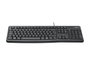 Logitech K120 - Clavier USB pour PC, résistant aux éclaboussures, robuste et silencieux, layout US (QWERTY)