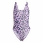 Maillot de bain femme Adidas Essentials Animal Print Rose
