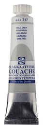 Talens Peinture Tempera Extra Fine Gris Froid 717 - Tube 20 ml