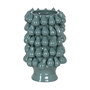 Vase Bleu Céramique 26,7 x 26,7 x 40 cm