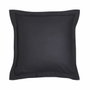 Today Taie d'oreiller Essential 63 x 63+5 cm Noir 100% Coton uni