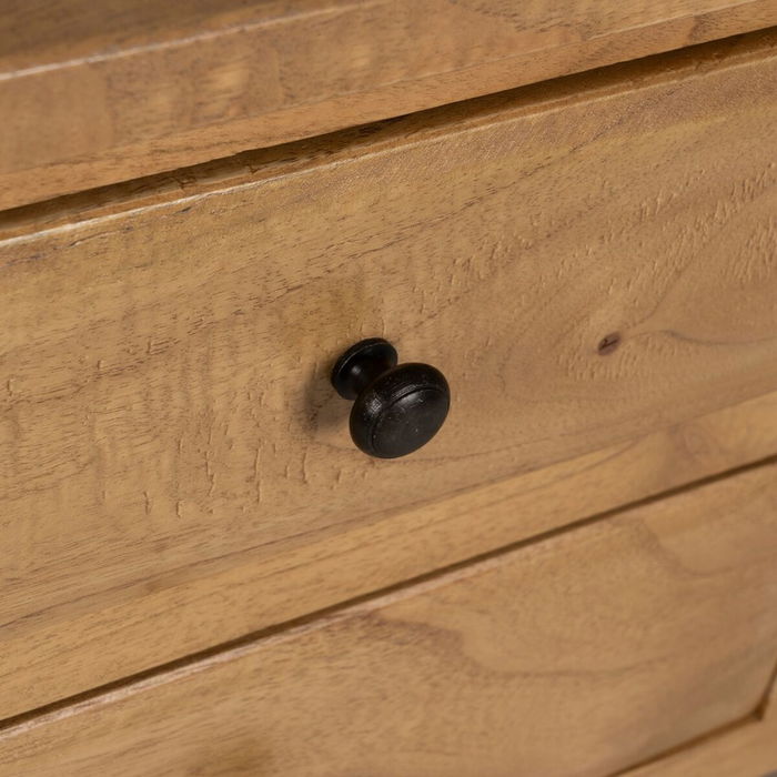 Meuble d'Entrée Naturel 130 x 35 x 85 cm