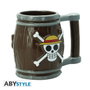 Abystyle Taza 3D One Piece Jolly Roger Logo Barril