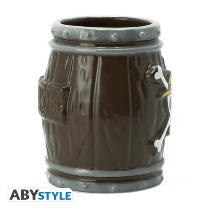 Abystyle Taza 3D One Piece Jolly Roger Logo Barril