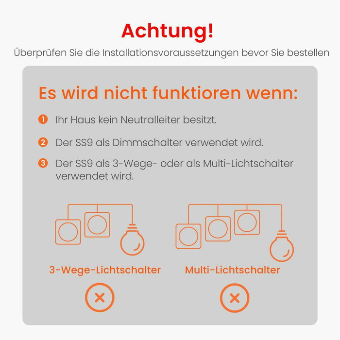 Interrupteur à bouton-poussoir Tenda SS9