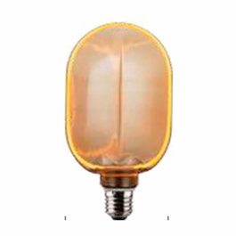 Fbright G100 LED Décorative Halo Doré E27 4W 220lm 1800K
