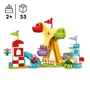 LEGO DUPLO 10453 Jeu de construction Peppa Pig La Fête Foraine avec grande roue et toboggan pour enfants dès 2 ans
