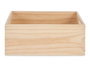 Giftdecor Boîte en Bois Fermée 36 x 31 x 14 cm Naturelle Pin (Set de 4)
