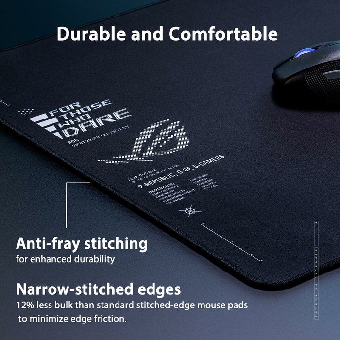 Tapis de Souris Asus 90MP04B0-BPUA00 Noir