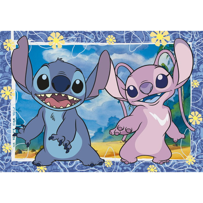 CLEMENTONI Puzzle Disney Stitch 104 pièces - 48,5 x 33,5 cm