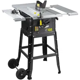 Fartools Scie sur table PRO TS 1800, 1800 W, lame diametre 250 mm 36 dents, coupe max 74 mm, table aluminium avec roulettes