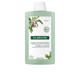 Klorane Shampooing Douceur et Tonus à l'Amande - Nettoyage Quotidien pour Tous Types de Cheveux, 400 ml