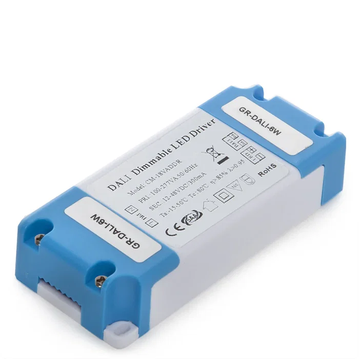 BX3 LIGHT Driver LED CM-6VADDR 6W 12-48VDC 300 mA DALI Classe II - Source de courant constant pour luminaire LED BX3 LIGHT Driver LED CM-6VADDR 6W 12-48VDC 300 mA DALI Classe II - Source de courant constant pour luminaire LED