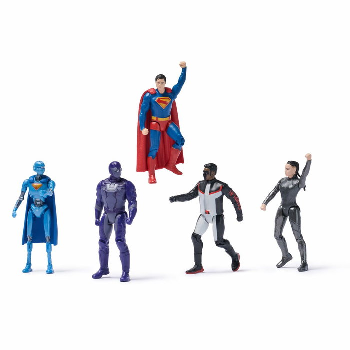 Spin Master Multipack de 5 figurines articulées 8 cm Superman Movie