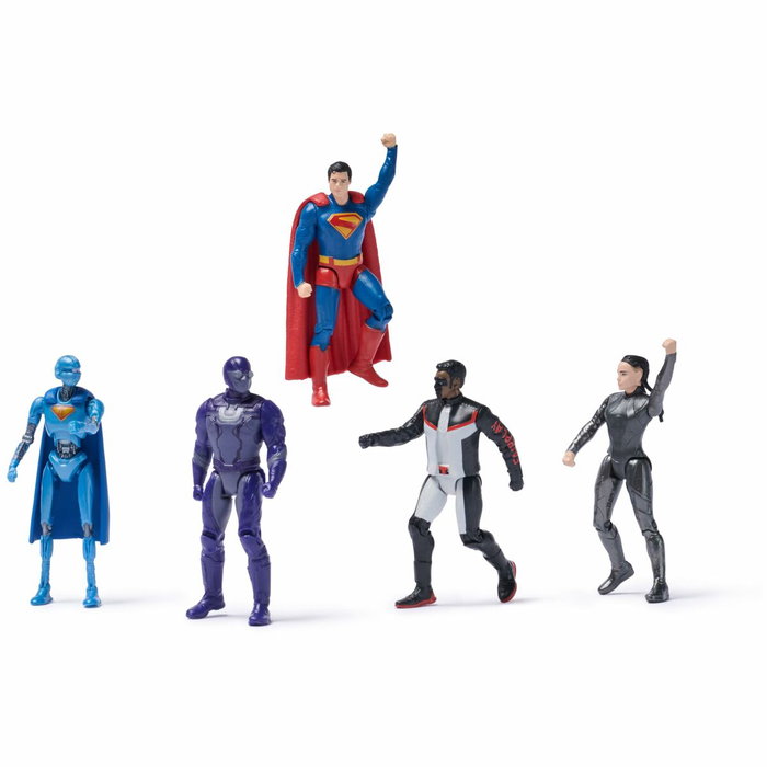 Spin Master Multipack de 5 figurines articulées 8 cm Superman Movie