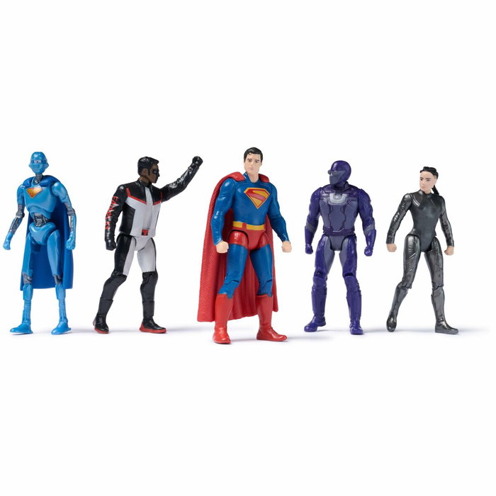 Spin Master Multipack de 5 figurines articulées 8 cm Superman Movie