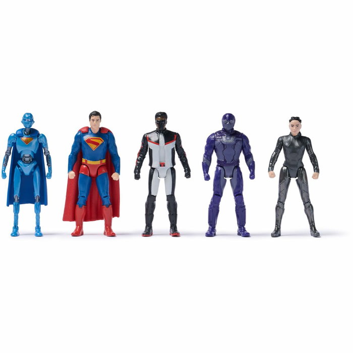 Spin Master Multipack de 5 figurines articulées 8 cm Superman Movie
