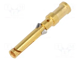HARTING Contact femelle industriel Han® D, 1,5mm², 10A, doré/nickelé