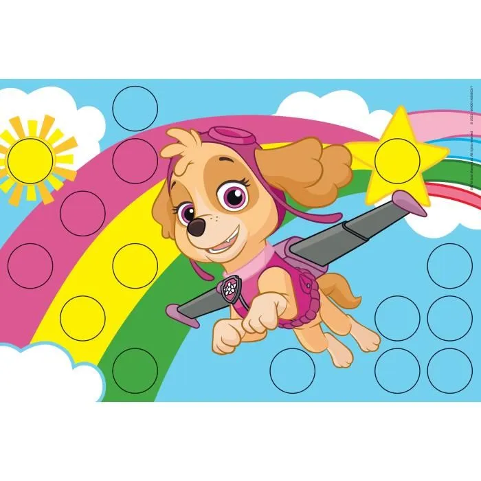 Ravensburger Colorino - Jeu éducatif Pat' Patrouille - Découverte des couleurs - Motricité fine - Pour enfants à partir de 2 ans