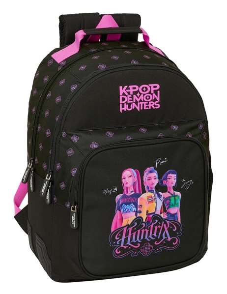 Safta Sac à dos double Kpop Demon Hunters Noir Safta Sac à dos double Kpop Demon Hunters Noir