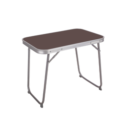 Marbueno 10016 Table Pliante Aluminium 40x60x50 cm Blanc Gris Marron Camping Plage