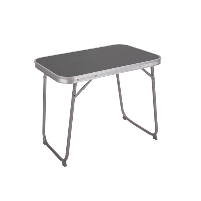Marbueno 10016 Table Pliante Aluminium 40x60x50 cm Blanc Gris Marron Camping Plage