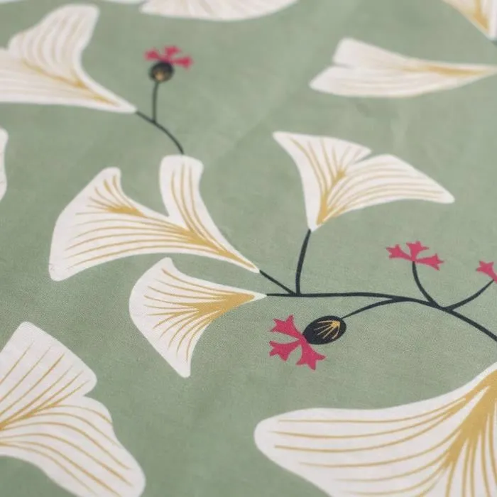 Today Parure de lit Sunshine 122794 2 personnes Housse de couette 240x220 cm et 2 taies 63x63 cm en Coton 100% Imprimé Vert