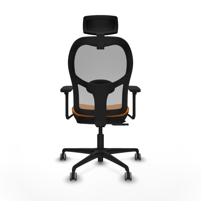 Chaise de Bureau avec Appui-tête Jorquera Piqueras y Crespo 3D036G2 Orange