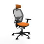 Chaise de Bureau avec Appui-tête Jorquera Piqueras y Crespo 3D036G2 Orange
