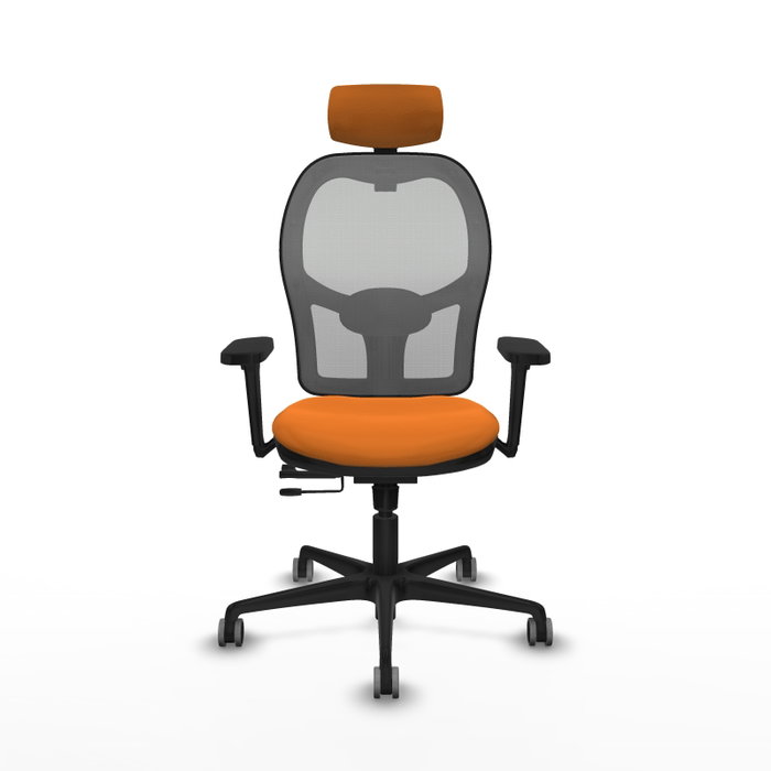 Chaise de Bureau avec Appui-tête Jorquera Piqueras y Crespo 3D036G2 Orange