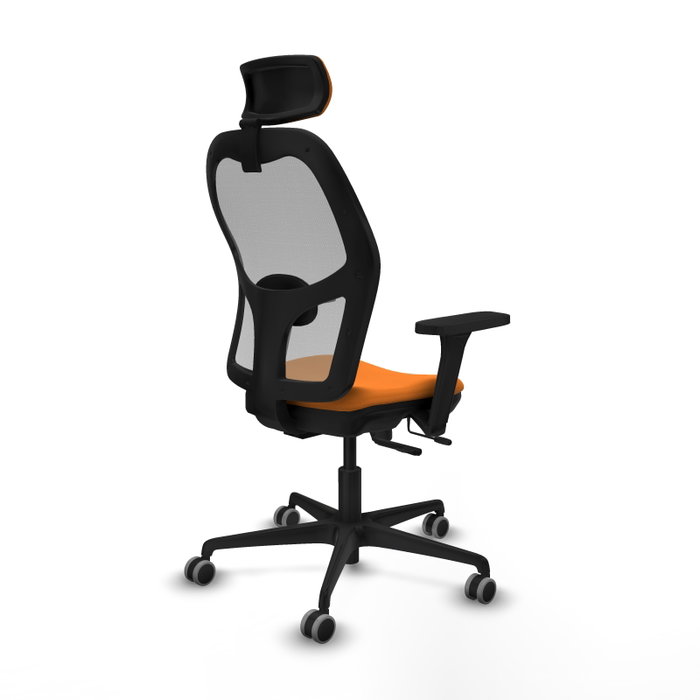 Chaise de Bureau avec Appui-tête Jorquera Piqueras y Crespo 3D036G2 Orange