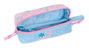 Safta BlackFit8 Smile Fourre-tout Rose et Bleu clair 20x8x8 cm
