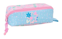 Safta BlackFit8 Smile Fourre-tout Rose et Bleu clair 20x8x8 cm