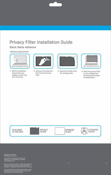 eSTUFF Filtre de confidentialité adhésif pour Microsoft Surface Laptop 6/5/4/3/2/1 eSTUFF Filtre de confidentialité adhésif pour Microsoft Surface Laptop 6/5/4/3/2/1