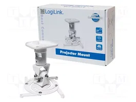 LOGILINK Attache pour projecteur blanche 15kg 180-310mm