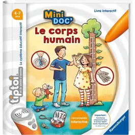 Ravensburger Tiptoi - Livre interactif éducatif sans écran Mini Doc' Le corps humain - Dès 4 ans - 13099019