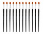 Innspiro Boîte de 12 pinceaux synthétiques langue de chat n°14