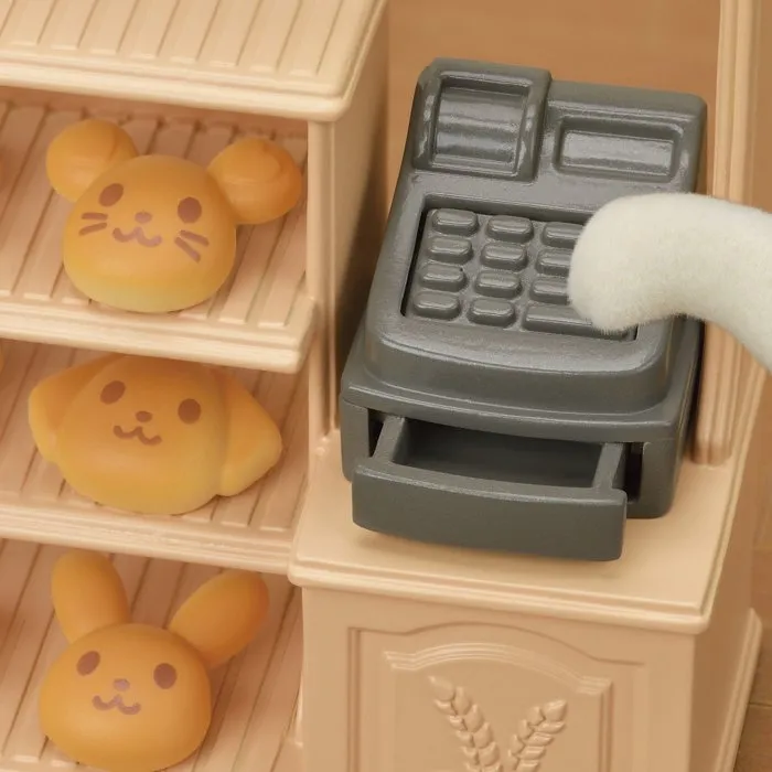 Sylvanian Families - Coffret Boulangerie pour Cosy Cottage, Jouet Enfant avec Figurine, Four et Accessoires pour Jeu de Rôle