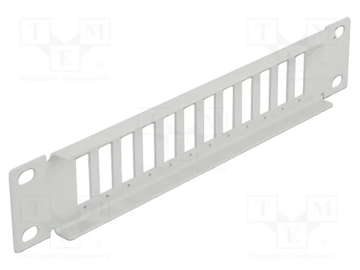 DELOCK Panneau de brassage à fibre optique duplex/quad 12 ports 1U gris DELOCK Panneau de brassage à fibre optique duplex/quad 12 ports 1U gris