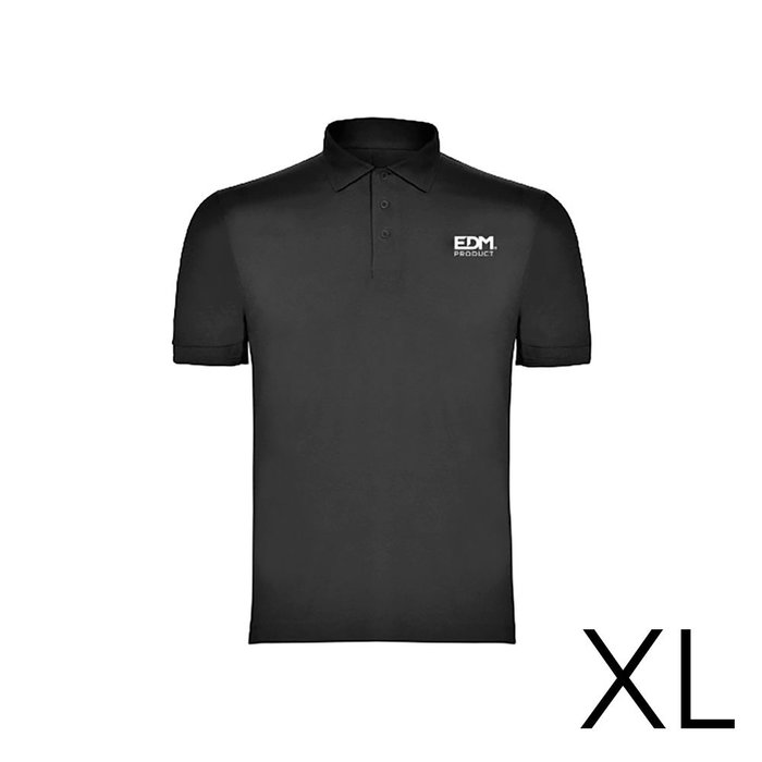 EDM Product Polo à manches courtes homme EDM Noir XL