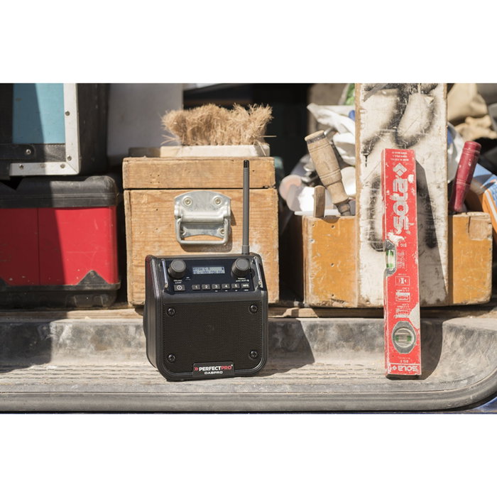 PerfectPro DABPRO Radio de chantier DAB+ et Bluetooth - Noir PerfectPro DABPRO Radio de chantier DAB+ et Bluetooth - Noir