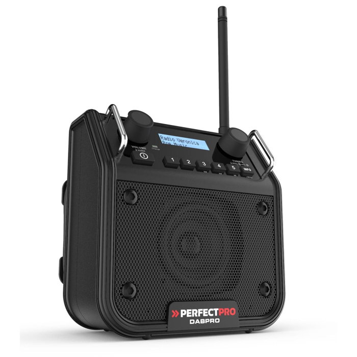 PerfectPro DABPRO Radio de chantier DAB+ et Bluetooth - Noir PerfectPro DABPRO Radio de chantier DAB+ et Bluetooth - Noir