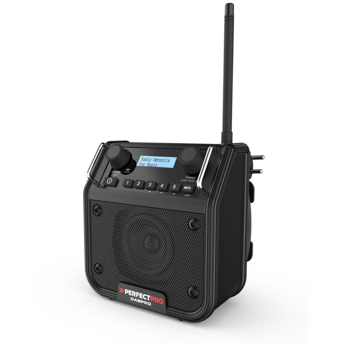 PerfectPro DABPRO Radio de chantier DAB+ et Bluetooth - Noir PerfectPro DABPRO Radio de chantier DAB+ et Bluetooth - Noir