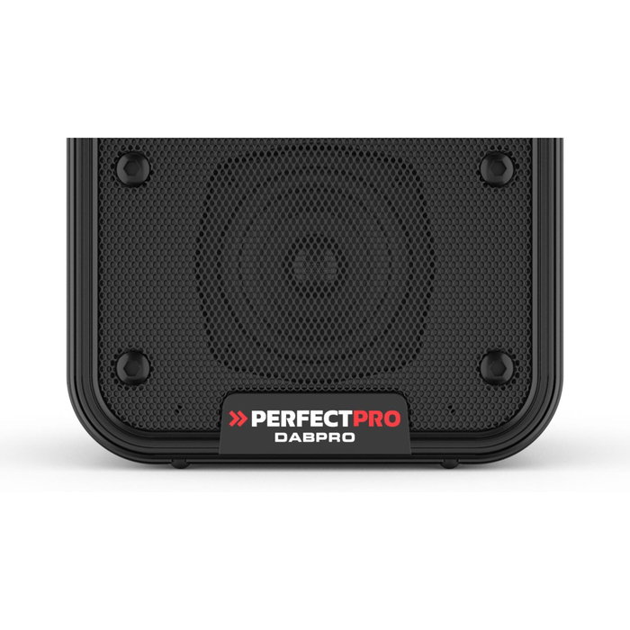 PerfectPro DABPRO Radio de chantier DAB+ et Bluetooth - Noir PerfectPro DABPRO Radio de chantier DAB+ et Bluetooth - Noir